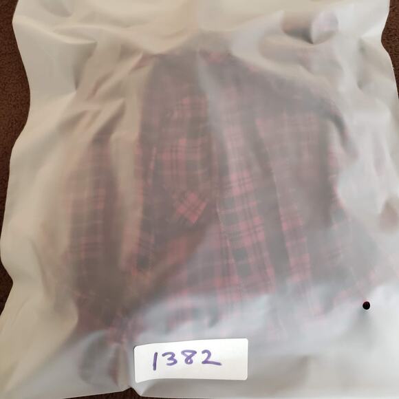 NWT Sanctuary Upbeat Faux Wrap Red Plaid Surplice V-Neck A-Line Mini Dress 8 - Picture 14 of 14